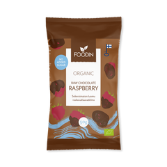 Image 1 for Organic Raw Chocolate No Added Sugar Raspberry 8x50g