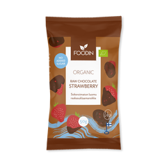 Image 1 for Organic Raw Chocolate No Added Sugar Strawberry 8x50g