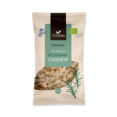 Image 1 for Organic Dry Roasted Rosemary Cashews 8x120g