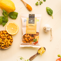 Image 3 for Organic Dry Roasted Curry-Lemon Cashew 8x120g