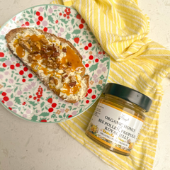 Image 3 for Organic Honey with Bee Pollen, Propolis & Royal Jelly 300g