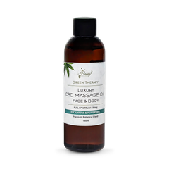 Image 1 for Luxury CBD massage oil eucalyptus & peppermint 500mg