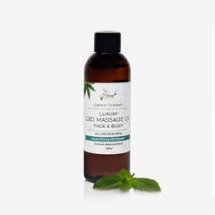 Image 2 for Luxury CBD massage oil eucalyptus & peppermint 500mg