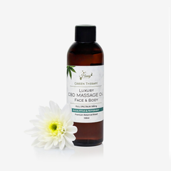 Image 3 for Luxury CBD massage oil eucalyptus & peppermint 500mg
