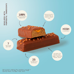 Image 3 for Chocolate & Sea Salt Bar 7 x 55 g