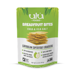 Image 1 for Breadfruit Bites Chia & Sea Salt Crackers 100g