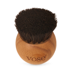 Image 1 for 100% Horse Hair Ball Dry Face Brush - Black