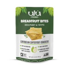 Image 1 for Breadfruit Bites Rosemary & Thyme Crackers 100g
