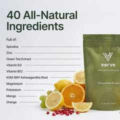 Image 3 for Transparent Greens V40 - Essential Daily Greens - Energy, Gut & Immunity Support