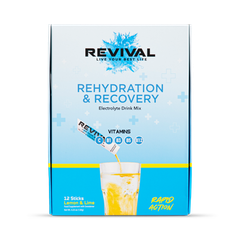 Image 2 for Revival Rehydration & Recovery - Lemon & Lime 12 pack