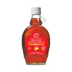 Image 1 for 47¬∞ North Canadian Organic Maple Syrup Single Source Grade A Amber Rich 250g