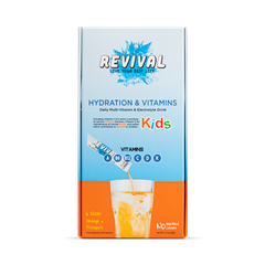Image 2 for Revival KIDS - Daily Multi-Vitamin & Electrolyte Drink - Orange & Pineapple  6 pack 1 6 Sachet