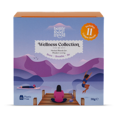 Image 1 for Wellness Collection Box 15 tea bags - Assorted Masala Chai, Turmeric, Ginger, Ashwagandha, Moringa, Tulsi Herbal Tea Blends