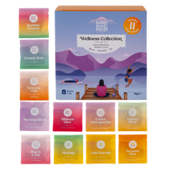 Image 3 for Wellness Collection Box 15 tea bags - Assorted Masala Chai, Turmeric, Ginger, Ashwagandha, Moringa, Tulsi Herbal Tea Blends