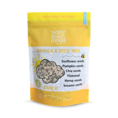 Image 1 for Omega Seeds Mix - 6 Seeds Sprinkle Breakfast Topper 180g (Pumpkin seeds, Sunflower seeds, Chia seeds, Flaxseed, Hemp seeds, Sesame seeds)