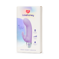 Image 1 for mon ami 10 Function Silicone Rabbit Vibrator Purple
