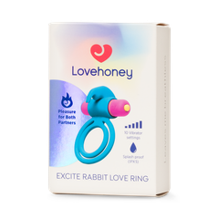 Image 1 for Excite Rabbit Love Ring & Bullet Set