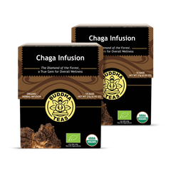 Image 1 for Organic Chaga Mushroom Infusion 2 x 27g Boxes