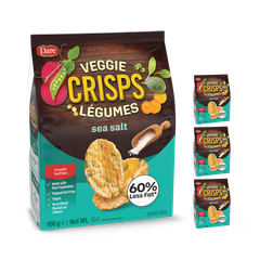 Image 1 for Veggie Crisps - Sea Salt 4 x 100g Bags