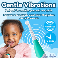 Image 5 for BabySonic Toothbrush Teal 0-3 years