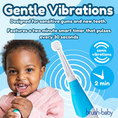 Image 4 for BabySonic Toothbrush Blue 0-3 years