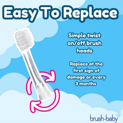 Image 5 for BabySonic 18-36 month Replacement Brush Heads 4 pack
