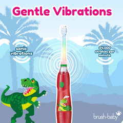 Image 5 for KidzSonic Dinosaur Battery Toothbrush  3+ years