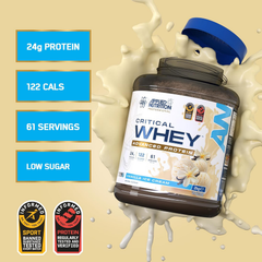 Image 2 for Critical Whey Protein Powder Vanilla 2000 g
