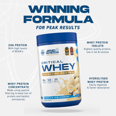 Image 3 for Critical Whey Protein Powder Vanilla 825g