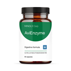 Image 1 for "AviEnzyme" DigeZyme Enzyme complex 250 mg 60 capsules