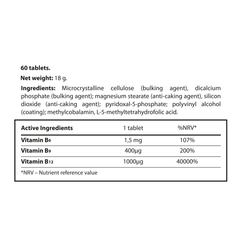 Image 2 for Active B-complex 60 tablets