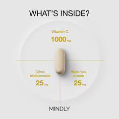 Image 4 for Vitamin C with Rose hips& bioflavonoids 60 tablets
