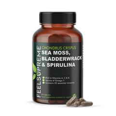 Image 1 for Seamoss with Bladderwrack & Spirulina 90 Caps