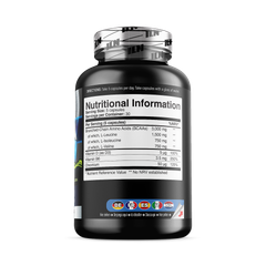 Image 2 for BCAA Capsules - 3,000mg per Serving - 150 Vegetarian Capsules