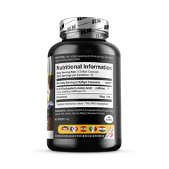 Image 2 for CLA Softgels - 3,000mg Providing 2,400mg CLA Per Serving - 120 Softgels
