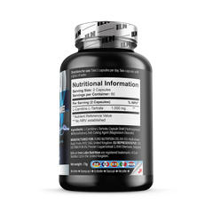 Image 2 for L Carnitine Capsules - 1,000mg per Serving - 120 Vegetarian Capsules