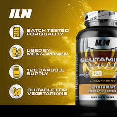 Image 5 for L Glutamine - 3,000mg per Serving - 120 Vegetarian Capsules