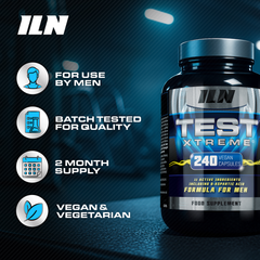Image 5 for Test Xtreme - Testosterone Supplements for Men - 240 Vegan Capsules