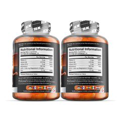 Image 3 for ZM6 Gummies - High Strength Zinc, Magnesium & Vitamin B6 - 200 Vegan Gummies (Orange Flavour)