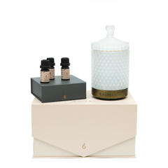 Image 2 for Aroma Diffuser with Stress Relief Essential Oil Set ‚ Orange, Lavender & Frankincense 5ml x3‚ Breathe Calm