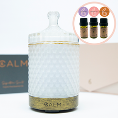 Image 5 for Aroma Diffuser with Sleep & Balance Essential Oil Set‚ Geranium, Lavender & Frankincense 5ml x3‚ Rest Calm