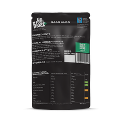 Image 2 for No Bloat Saag Aloo 4 x 50g Pouches