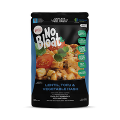 Image 1 for No Bloat Lentil, Tofu & Vegetable Hash 4 x 50g Pouches