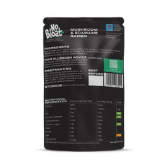 Image 2 for No Bloat Mushroom & Edamame Ramen 4 x 50g Pouches