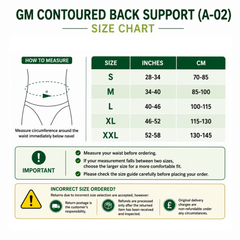 Image 3 for GM Contoured Back Support A-02 - Xxl