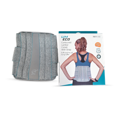 Image 2 for GM ECO CONTOURED LUMBAR CORSET WITH STRAP