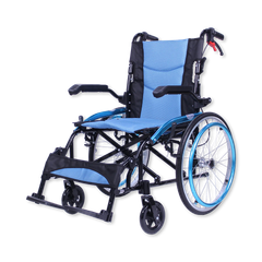 Image 1 for GO01863L(3)AJ - Manual wheelchair aluminium foldable wheelchair