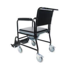 Image 4 for GO02691 - Commode chair commode chair with wheel