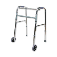 Image 1 for GO04912L - Walker aluminium foldable walker with wheel