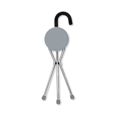 Image 1 for GO5911L - Walking stick aluminium walking stick with seat